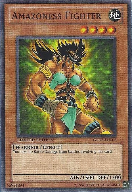 Amazoness Fighter [GLD3-EN005] Common | Jomio and Rueliete's Cards and Comics
