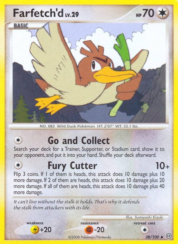 Farfetch'd (38/100) [Diamond & Pearl: Stormfront] | Jomio and Rueliete's Cards and Comics