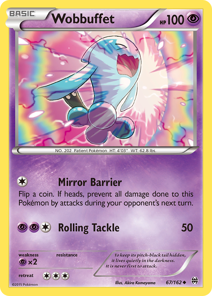 Wobbuffet (67/162) [XY: BREAKthrough] | Jomio and Rueliete's Cards and Comics