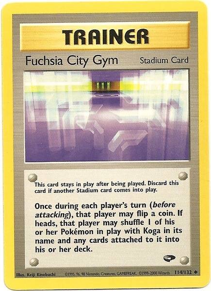 Fuchsia City Gym (114/132) [Gym Challenge Unlimited] | Jomio and Rueliete's Cards and Comics