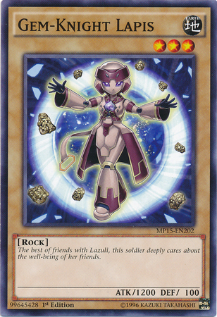 Gem-Knight Lapis [MP15-EN202] Common | Jomio and Rueliete's Cards and Comics