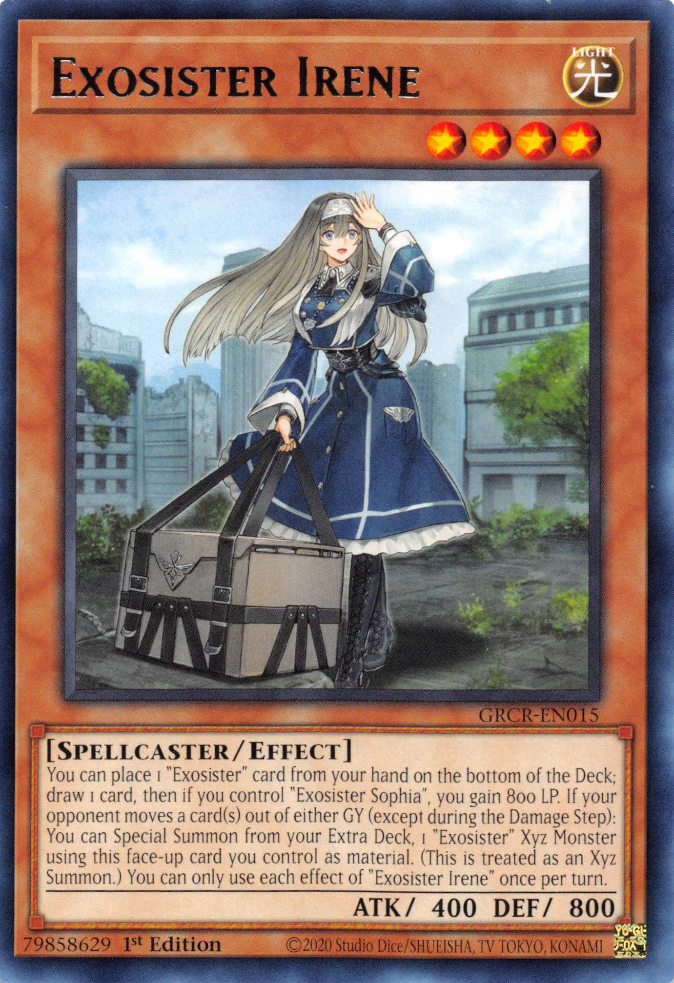 Exosister Irene [GRCR-EN015] Rare | Jomio and Rueliete's Cards and Comics