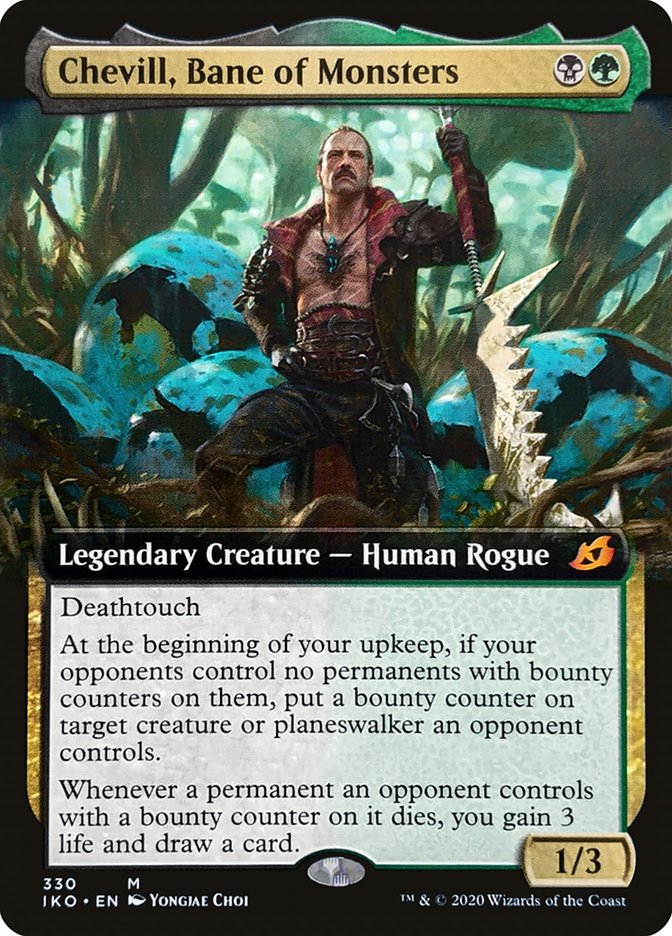 Chevill, Bane of Monsters (Extended Art) [Ikoria: Lair of Behemoths] | Jomio and Rueliete's Cards and Comics