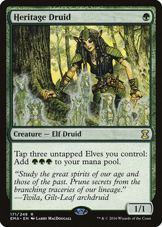 Heritage Druid [Eternal Masters] | Jomio and Rueliete's Cards and Comics