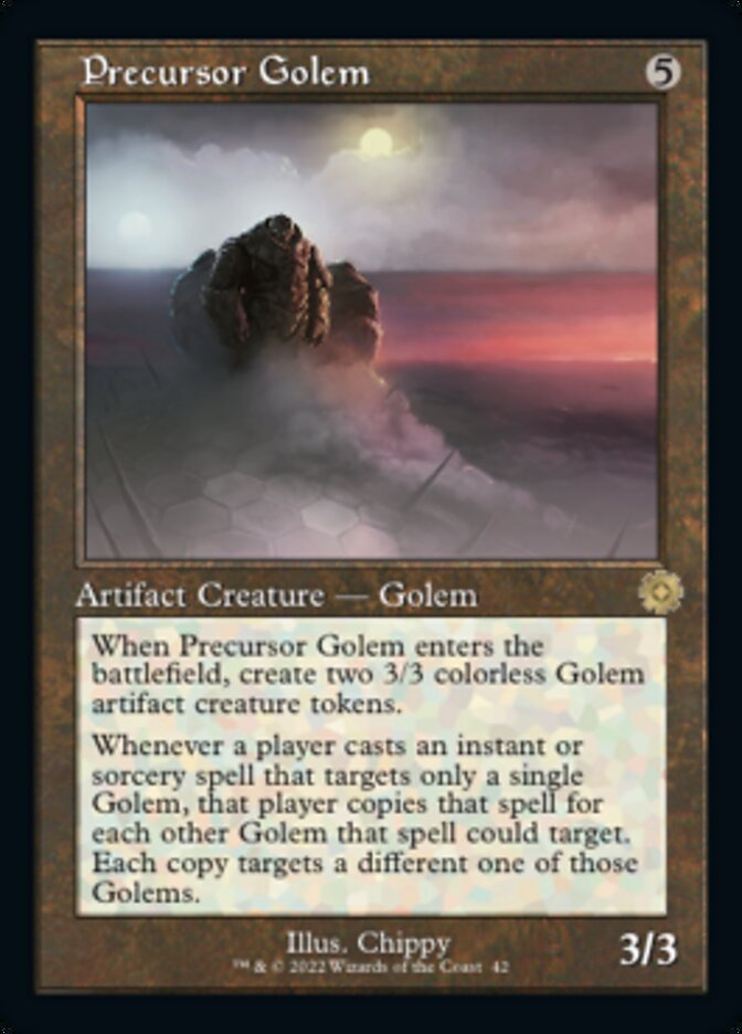Precursor Golem (Retro) [The Brothers' War Retro Artifacts] | Jomio and Rueliete's Cards and Comics