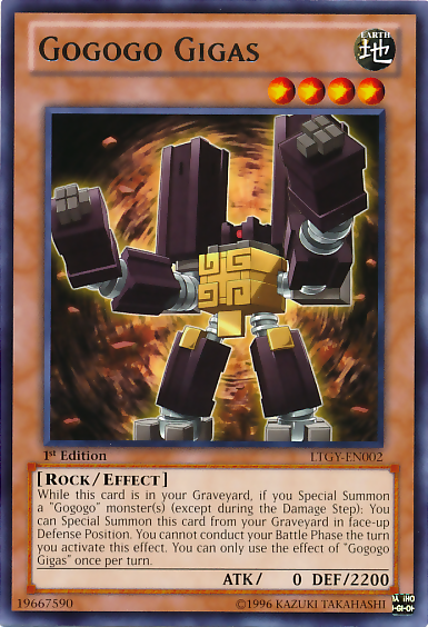 Gogogo Gigas [LTGY-EN002] Rare | Jomio and Rueliete's Cards and Comics