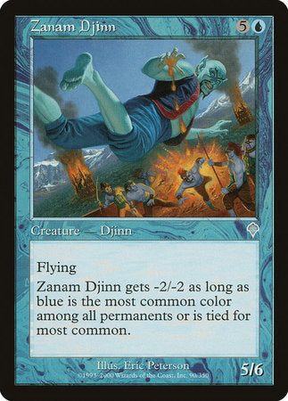 Zanam Djinn [Invasion] | Jomio and Rueliete's Cards and Comics