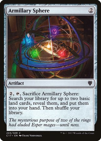 Armillary Sphere [Commander 2017] | Jomio and Rueliete's Cards and Comics