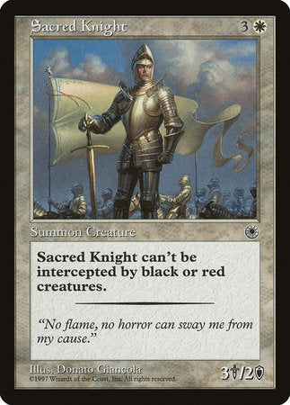 Sacred Knight [Portal] | Jomio and Rueliete's Cards and Comics
