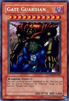 Gate Guardian [MRD-EN000] Secret Rare | Jomio and Rueliete's Cards and Comics