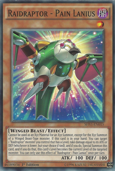 Raidraptor - Pain Lanius [SHVI-EN015] Common | Jomio and Rueliete's Cards and Comics
