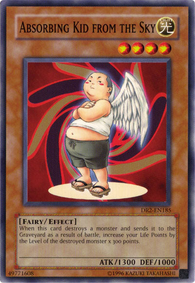 Absorbing Kid from the Sky [DR2-EN185] Common | Jomio and Rueliete's Cards and Comics