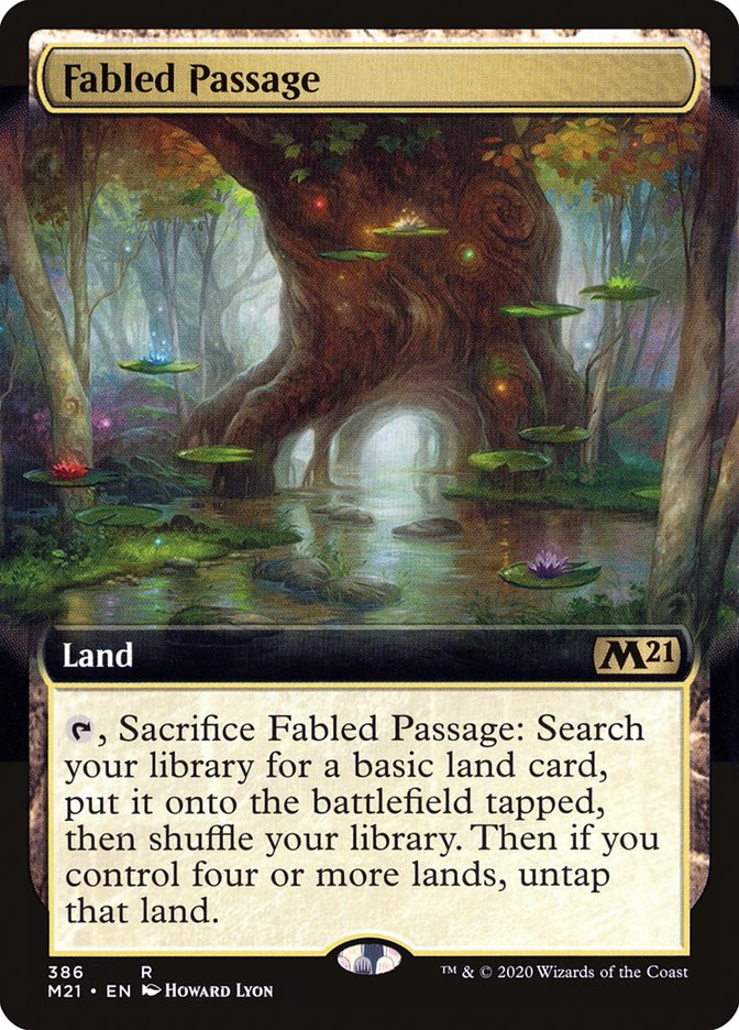 Fabled Passage (Extended Art) [Core Set 2021] | Jomio and Rueliete's Cards and Comics
