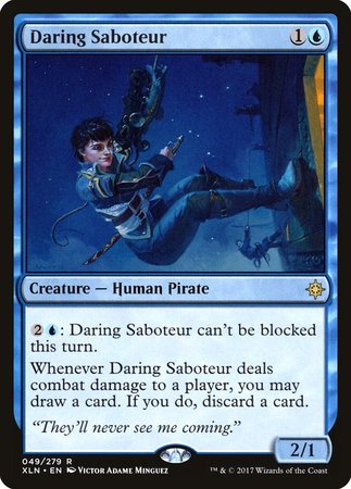 Daring Saboteur [Ixalan] | Jomio and Rueliete's Cards and Comics