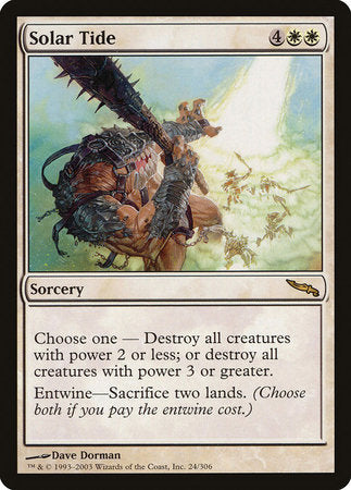 Solar Tide [Mirrodin] | Jomio and Rueliete's Cards and Comics