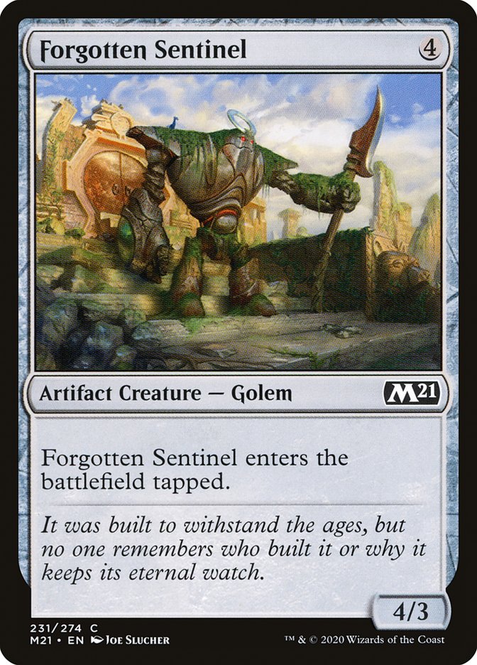 Forgotten Sentinel [Core Set 2021] | Jomio and Rueliete's Cards and Comics