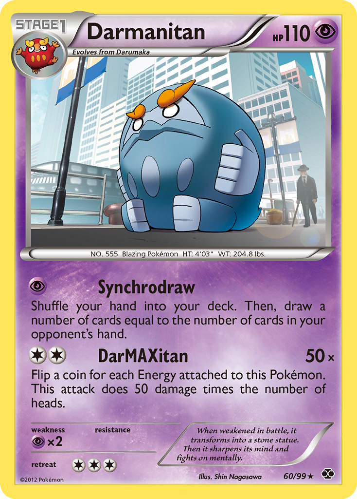 Darmanitan (60/99) [Black & White: Next Destinies] | Jomio and Rueliete's Cards and Comics
