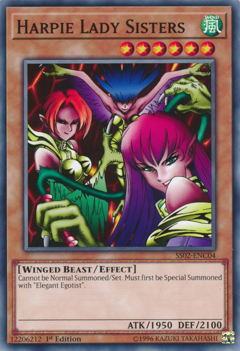 Harpie Lady Sisters [SS02-ENC04] Common | Jomio and Rueliete's Cards and Comics