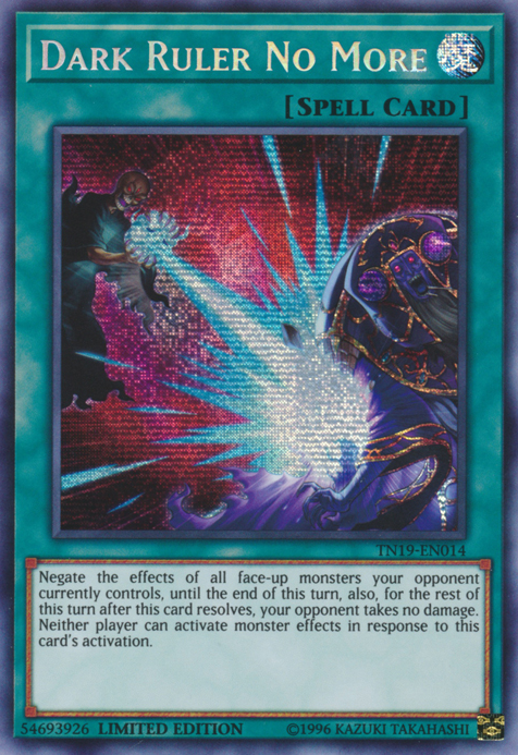 Dark Ruler No More [TN19-EN014] Prismatic Secret Rare | Jomio and Rueliete's Cards and Comics