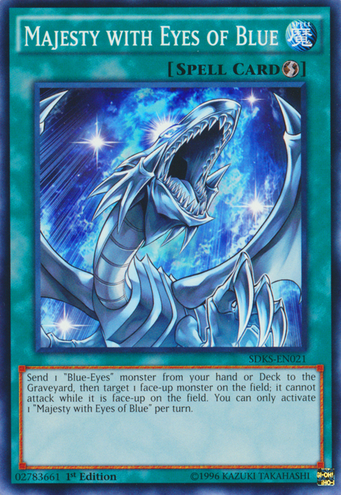 Majesty with Eyes of Blue [SDKS-EN021] Common | Jomio and Rueliete's Cards and Comics