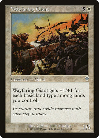 Wayfaring Giant [Invasion] | Jomio and Rueliete's Cards and Comics