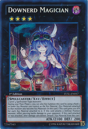 Downerd Magician [LVAL-EN057] Secret Rare | Jomio and Rueliete's Cards and Comics