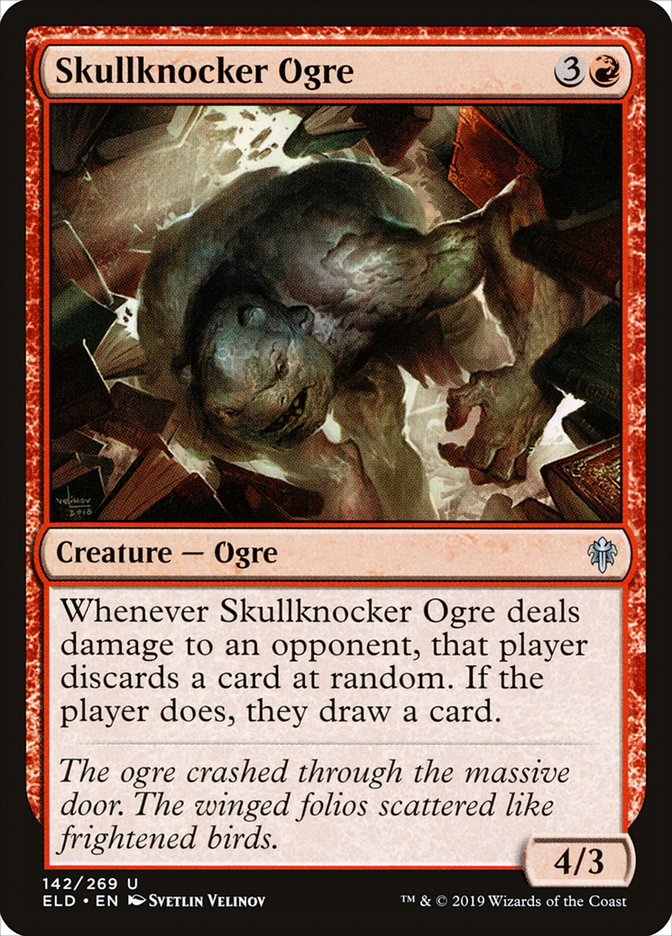 Skullknocker Ogre [Throne of Eldraine] | Jomio and Rueliete's Cards and Comics