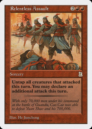 Relentless Assault [Portal Three Kingdoms] | Jomio and Rueliete's Cards and Comics