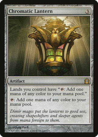 Chromatic Lantern [Return to Ravnica] | Jomio and Rueliete's Cards and Comics