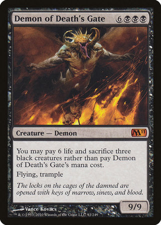 Demon of Death's Gate [Magic 2011] | Jomio and Rueliete's Cards and Comics