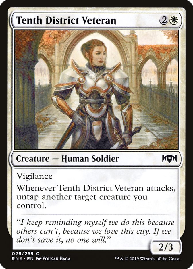 Tenth District Veteran [Ravnica Allegiance] | Jomio and Rueliete's Cards and Comics