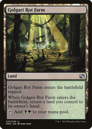 Golgari Rot Farm [Modern Masters 2015] | Jomio and Rueliete's Cards and Comics