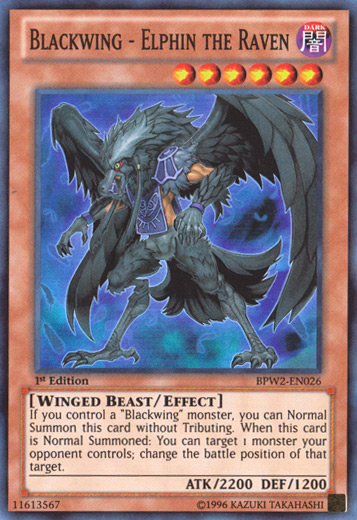 Blackwing - Elphin the Raven [BPW2-EN026] Super Rare | Jomio and Rueliete's Cards and Comics