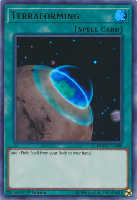 Terraforming [DUOV-EN088] Ultra Rare | Jomio and Rueliete's Cards and Comics