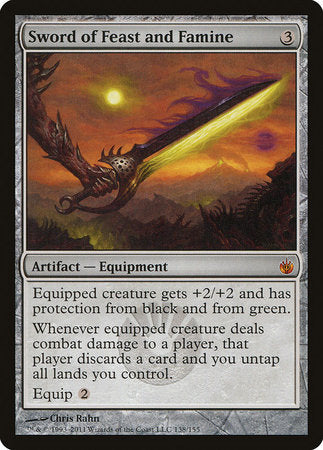 Sword of Feast and Famine [Mirrodin Besieged] | Jomio and Rueliete's Cards and Comics