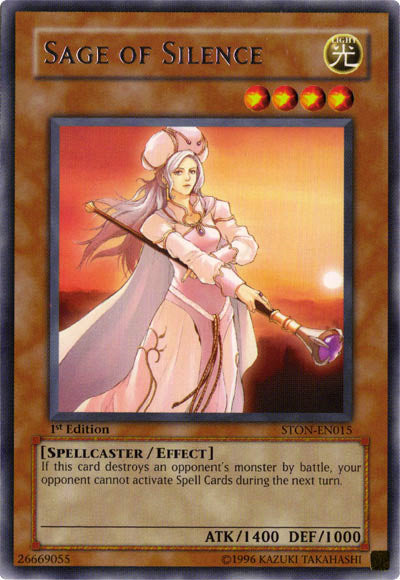 Sage of Silence [STON-EN015] Rare | Jomio and Rueliete's Cards and Comics
