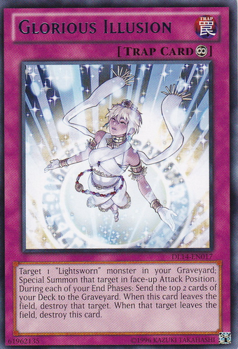Glorious Illusion (Blue) [DL14-EN017] Rare | Jomio and Rueliete's Cards and Comics