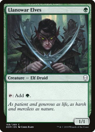 Llanowar Elves [Dominaria] | Jomio and Rueliete's Cards and Comics