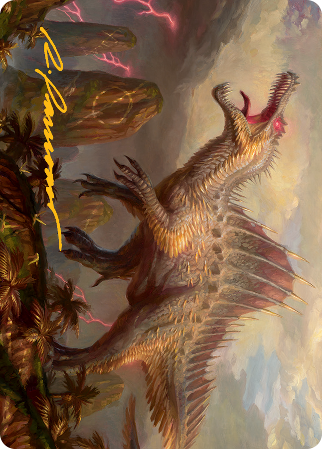 Etali, Primal Conqueror Art Card (Gold-Stamped Signature) [March of the Machine Art Series] | Jomio and Rueliete's Cards and Comics