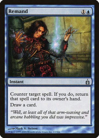 Remand [Ravnica: City of Guilds] | Jomio and Rueliete's Cards and Comics