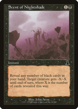 Scent of Nightshade [Urza's Destiny] | Jomio and Rueliete's Cards and Comics