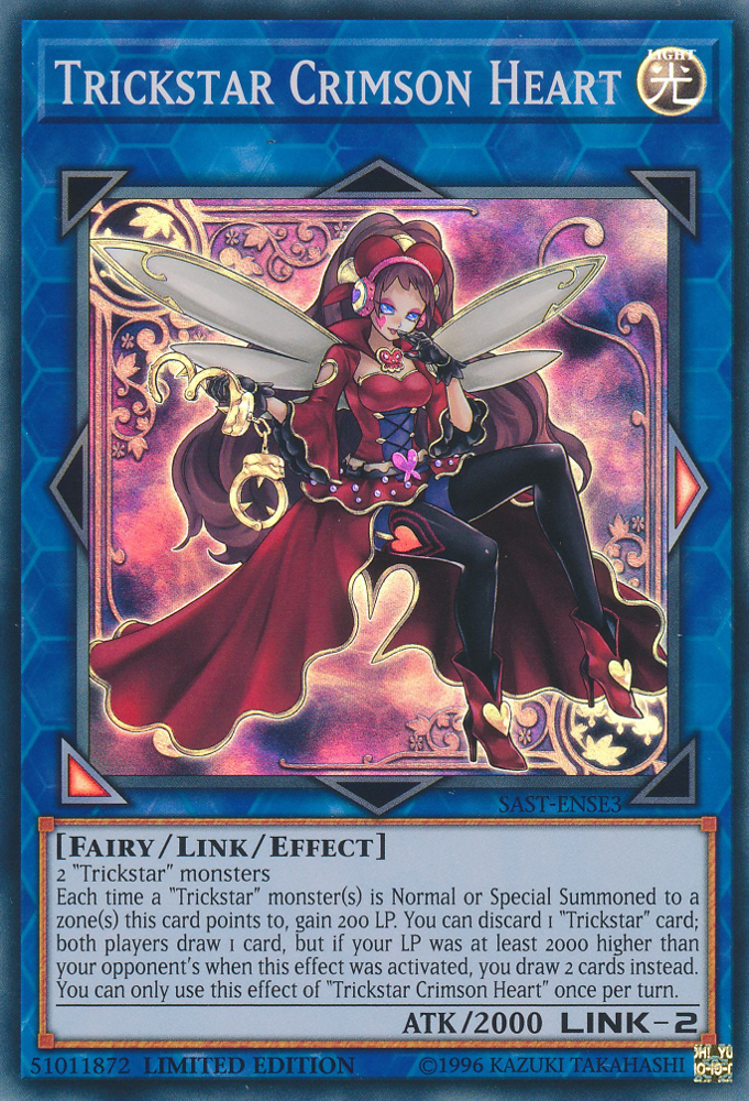 Trickstar Crimson Heart [SAST-ENSE3] Super Rare | Jomio and Rueliete's Cards and Comics