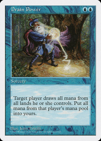 Drain Power [Fifth Edition] | Jomio and Rueliete's Cards and Comics