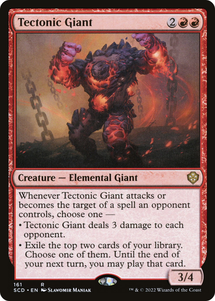 Tectonic Giant [Starter Commander Decks] | Jomio and Rueliete's Cards and Comics