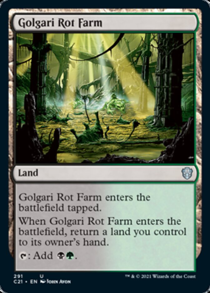 Golgari Rot Farm [Commander 2021] | Jomio and Rueliete's Cards and Comics