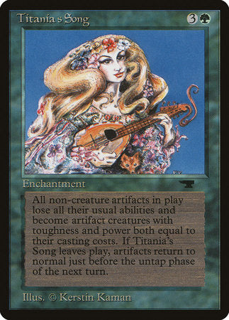 Titania's Song [Antiquities] | Jomio and Rueliete's Cards and Comics