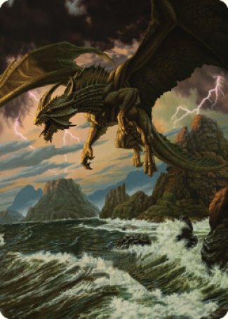 Ancient Bronze Dragon Art Card (03) [Commander Legends: Battle for Baldur's Gate Art Series] | Jomio and Rueliete's Cards and Comics
