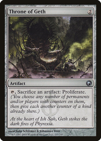Throne of Geth [Scars of Mirrodin] | Jomio and Rueliete's Cards and Comics