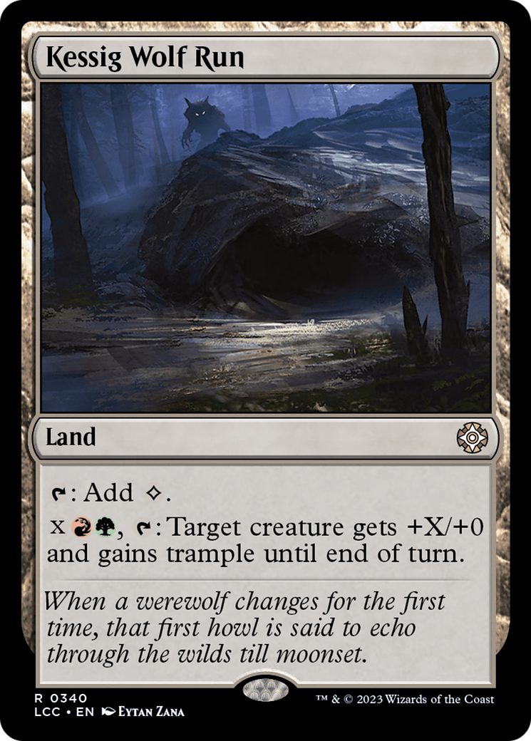 Kessig Wolf Run [The Lost Caverns of Ixalan Commander] | Jomio and Rueliete's Cards and Comics