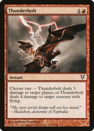 Thunderbolt [Avacyn Restored] | Jomio and Rueliete's Cards and Comics